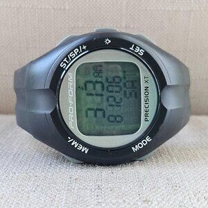 Precision XT Pro Form Digital Wristwatch Black Multi Function Unisex Wrist Watch